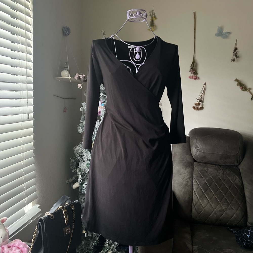 Maternity long-sleeved dress